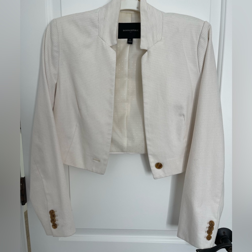 Banana Republic Cream Women's Jacket